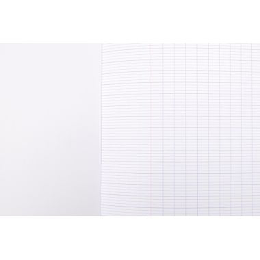 Cahier de poésie 48 pages MAJUSCULE, 17x22 cm, seyès/uni 90g, couverture PP incolore