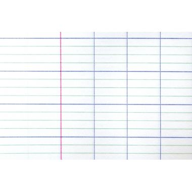 Cahier d'apprentissage MAJUSCULE 17x22 cm, piqûre 32 pages, seyès 3mm, couverture PP vert
