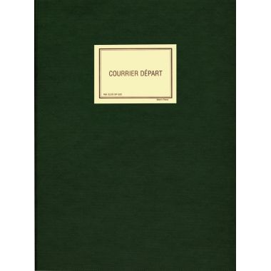 Registre de 150 pages Départ du courrier