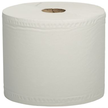 Lot de 2 bobines d'essuyage industriel 1000 feuilles blanches - B473364