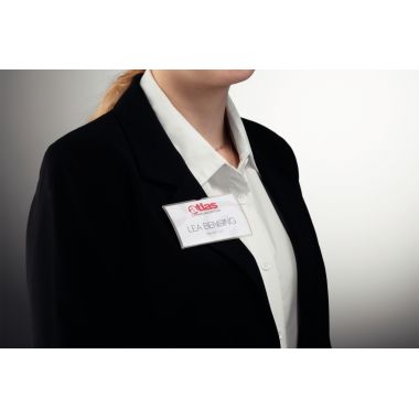 Boîte de 10 badges pliables Click Fold fixation aimant