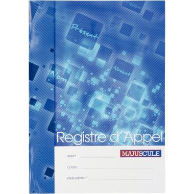 Registre d'appel journalier non découpé à la marque Majuscule - 70493