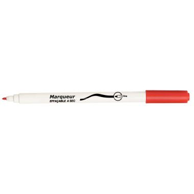 Feutre tableau blanc MBudget pointe fine rouge