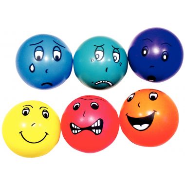 Lot de 6 balles diamétre 20cm les émotions