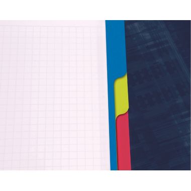 Reliure intégrale BIND'O BLOCK 180 pages perforées, format A5+, quadrillé 5x5