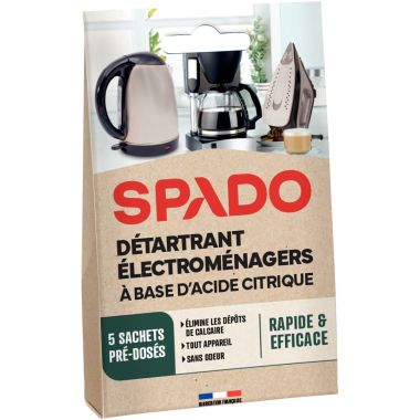 Spado - Boite de 5 sachets détartrant machine - PV82303505