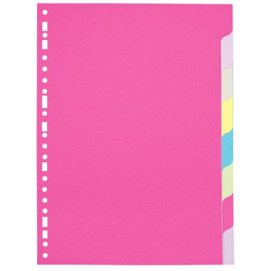 Jeu de 8 intercalaires en carte recyclée 170g, format A4
