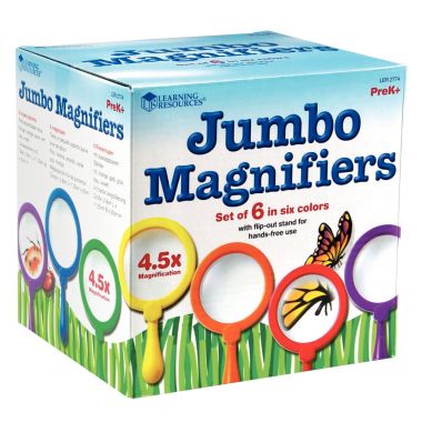 Boîte de 6 loupes x4,5 coloris assortis