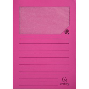 Paquet de 100 pochettes coin papier FOREVER 130g, fuchsia
