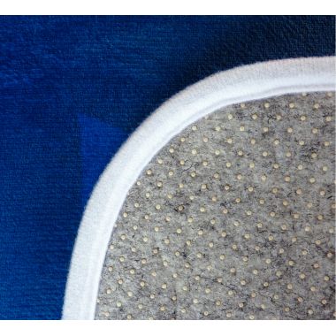 Tapis ultra soft 70x95cm bleu