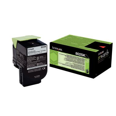 Lexmark 80C2SK0 toner laser noir authentique