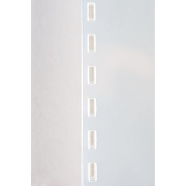 Paquet de 100 couvertures transparentes A4 perforées 20/100e