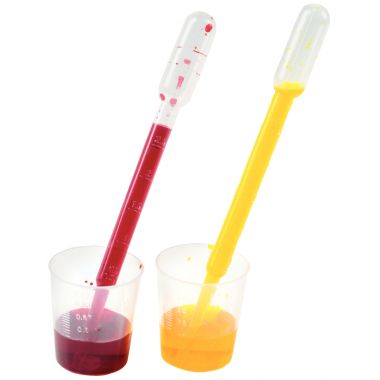 Lot de 10 pipettes compte goutte 3 ml graduées