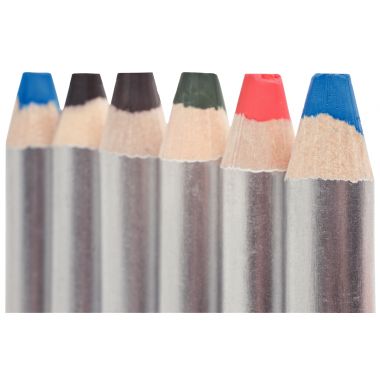 Boîte de 6 crayons O'Color 8mm assortis
