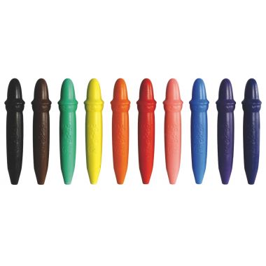 Boîte de 40 craies cire incassable + 2 tailles-crayons