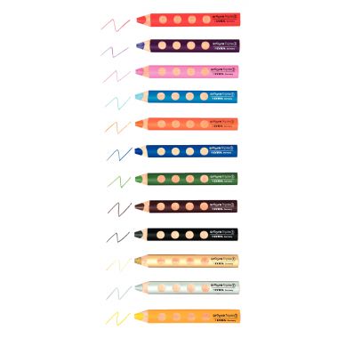 Étui de 12 crayons de couleur Groove Triple assortis