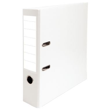 Exacompta - Classeur à levier pour format A4, dos 8 cm, blanc - 918402B