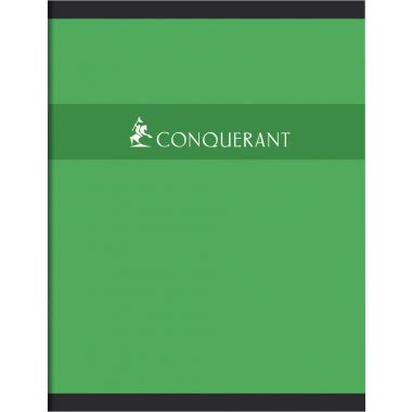 Cahier piqué 96 pages CONQUERANT, format 17x22 cm, seyès, papier 70g