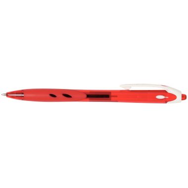 Stylo bille Rexgrip pointe moyenne rouge