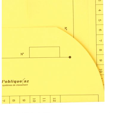 Paquet de 25 chemises HV pour dossiers suspendus, coloris vifs assortis