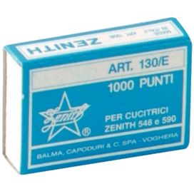 Boite de 1 000 agrafes Zénith 130E - 6/4