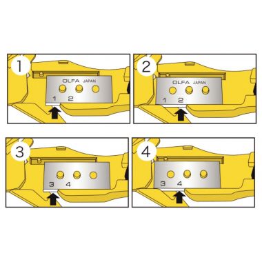 Cutter coupe feuillard OLFA
