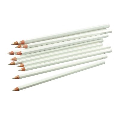 Pochette de douze crayons d'ardoise enrobés de bois