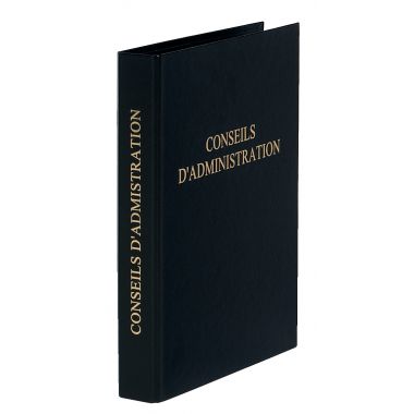 Classeur registre conseil d'administration