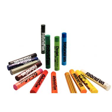 Boîte de 15 pastels pour tissus assorties
