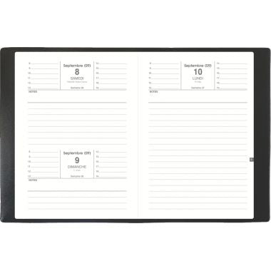Exdi - Agenda Jupiter 12X17 cm noir - 541004Q