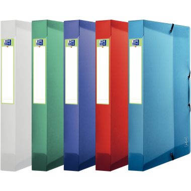 Boite de classement en polypropylène 2ND LIFE dos 4 cm, coloris assortis