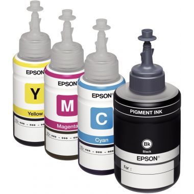 Epson 664 flacon d'encre noire authentique (T664140)