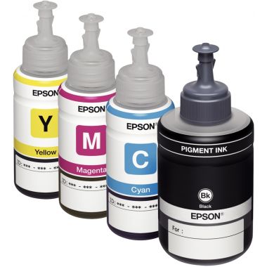 Epson 664 flacon d'encre jaune authentique (T664440)