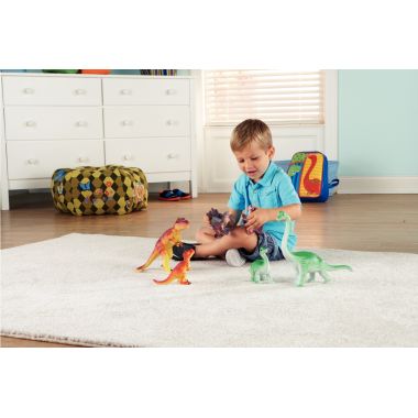 Lot de 6 Jumbo dinosaures, mamans et bébés