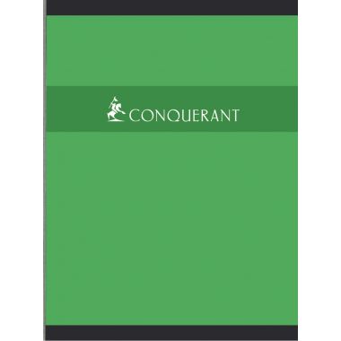Cahier broché 192 pages CONQUERANT, format 24x32 cm, quadrillé 5x5, papier 70g