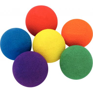 Lot de 6 balles non rebondissantes diamètre 9cm