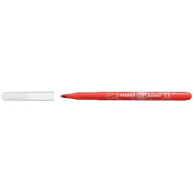 Recharge pour classpack de 12 feutres Power rouge
