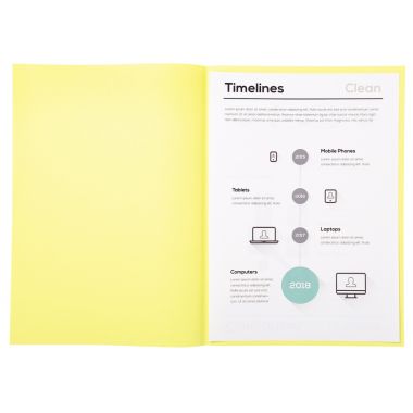 Exacompta - Paquet de 250 sous-chemises 60g format 22x31 cm canari - 850005E