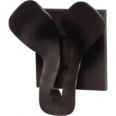 Patère magnétique H 13,5 x L 9,6 x P 4,5 cm noir
