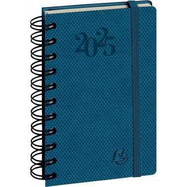 Agenda journalier Swan 9x14,6cm bleu