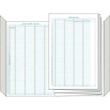 Planning vacances & absences décembre à décembre 2024/2025
