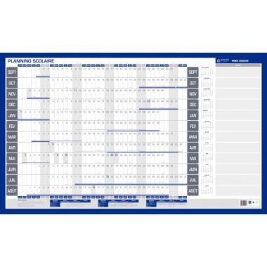Planning annuel scolaire septembre à août