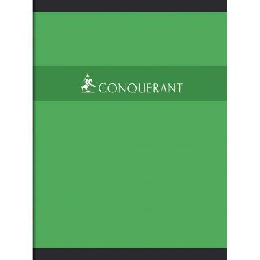 Cahier piqué 96 pages CONQUERANT, format 24x32 cm, quadrillé 5x5, papier 70g