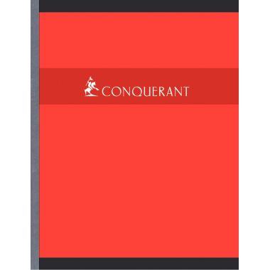 Cahier broché 192 pages CONQUERANT, format 17x22 cm, seyès, papier 70g