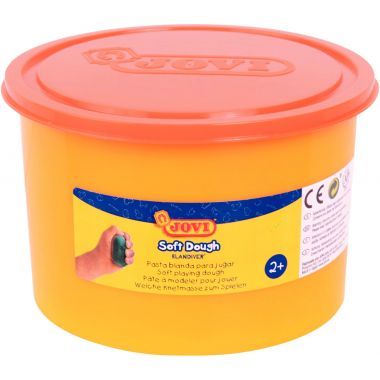 Pot de 460 grammes de pâte à jouer Blandiver coloris orange