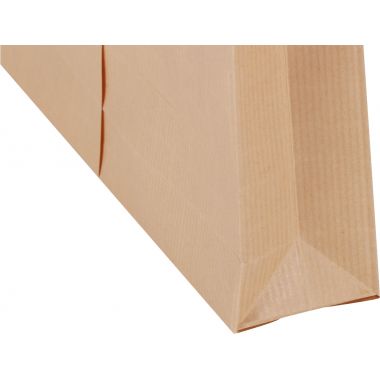 Paquet de 50 pochettes kraft armé 229X324mm 130g soufflet 50mm bande siliconée