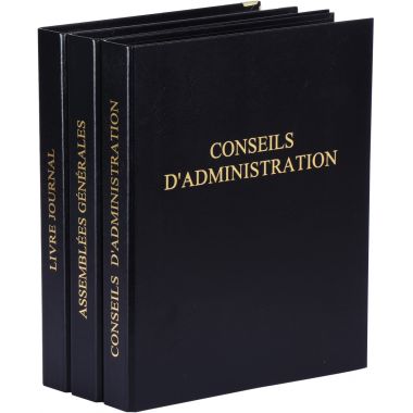 Classeur registre assemblées générales