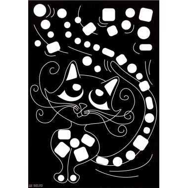 Pochette de 16 planches de gommettes de 5 motifs animaux différents