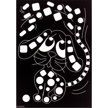 Pochette de 16 planches de gommettes de 5 motifs animaux différents
