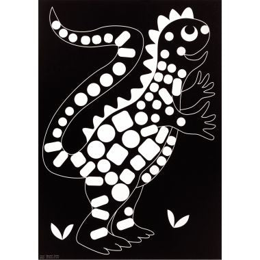 Pochette de 16 planches de gommettes de 5 motifs animaux différents
